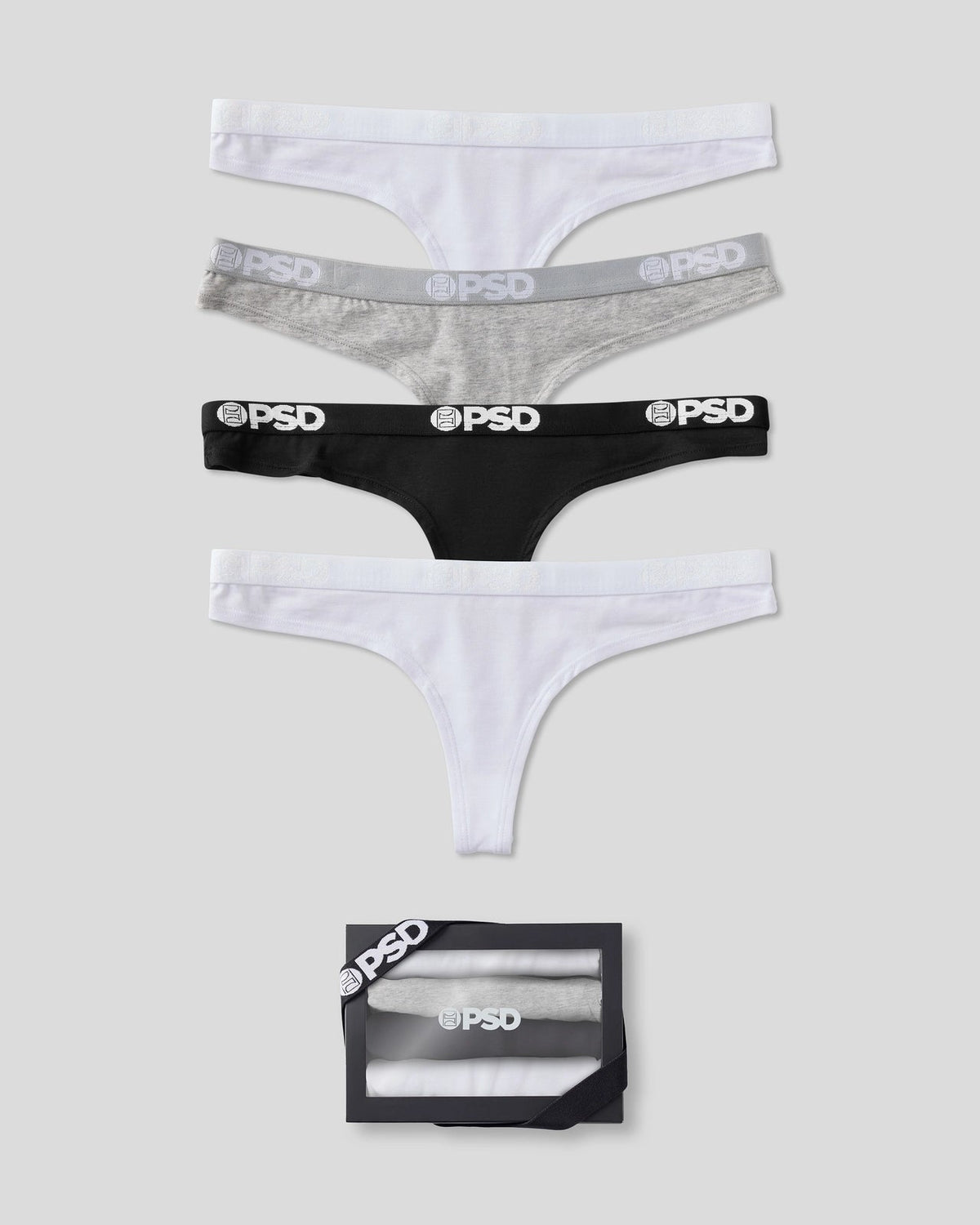Modal 4 Pack - Everyday Solids - Thong - Modal