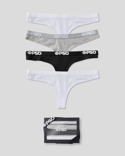 Modal 4 Pack - Everyday Solids - Thong - Modal