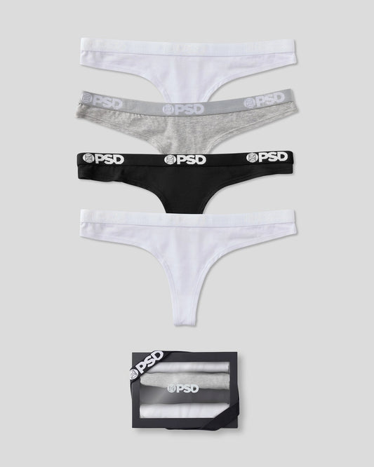 Modal 4 Pack - Everyday Solids - Thong - Modal