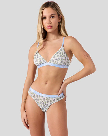 Mesh - Sky Blossom - Thong - Mesh