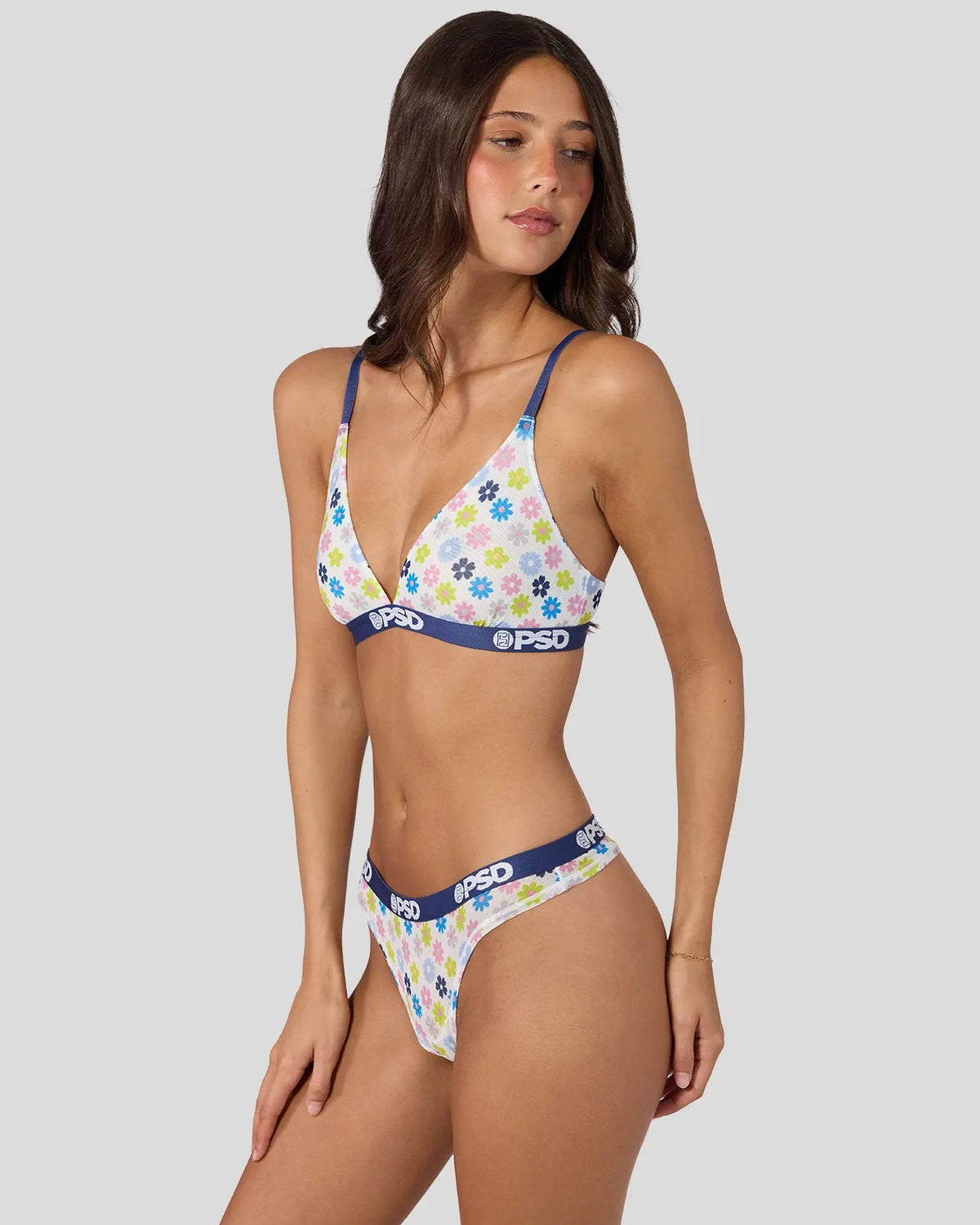 Mesh - Garden Daze - Triangle Bralette - Mesh