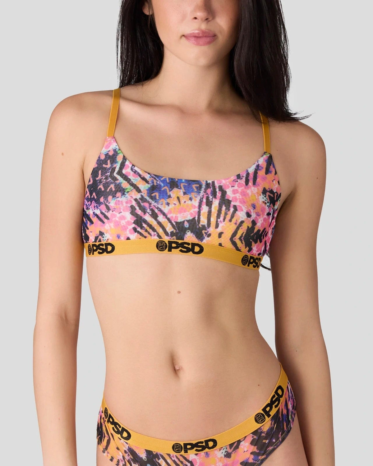 Mesh - Vibin Snake - Scoop Bralette - Mesh