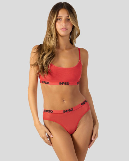 Mesh - Solid Red - Cheeky - Mesh