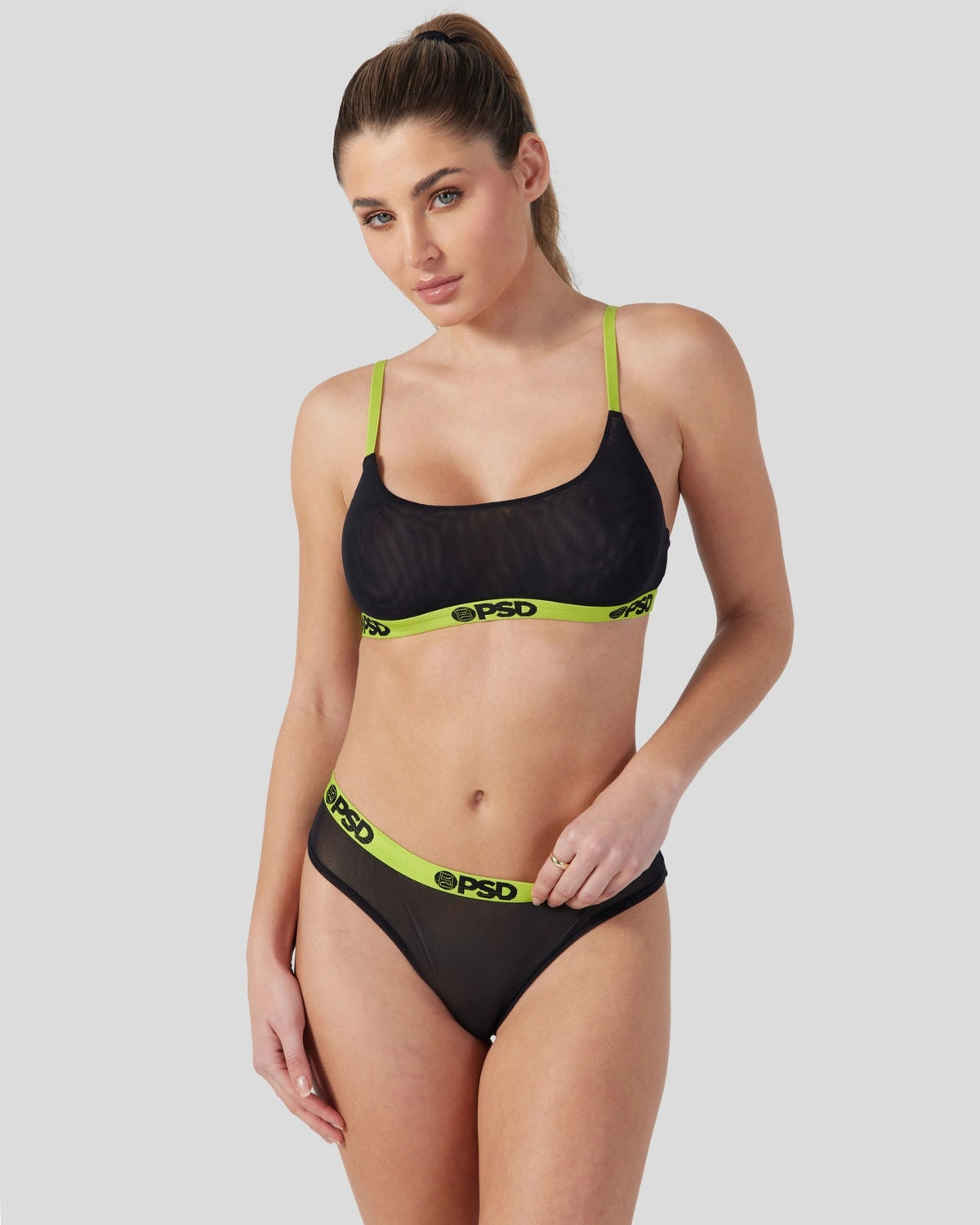 Mesh - Solid Black - Cheeky - Mesh
