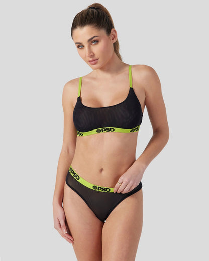 Mesh - Solid Black - Cheeky - Mesh