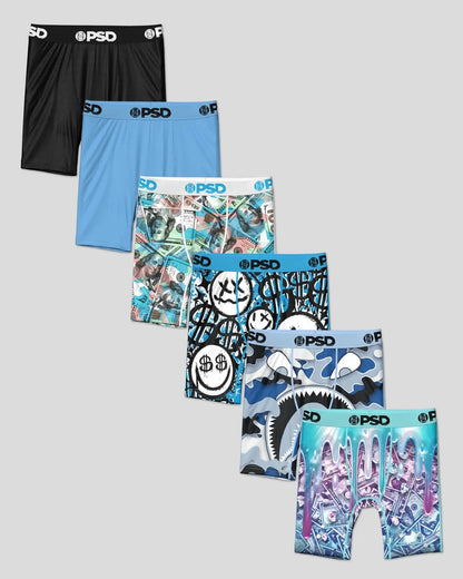6 Pack - Baby Blues - Youth Underwear