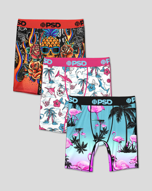 3 Pack - Tropico Vibes - Youth Underwear
