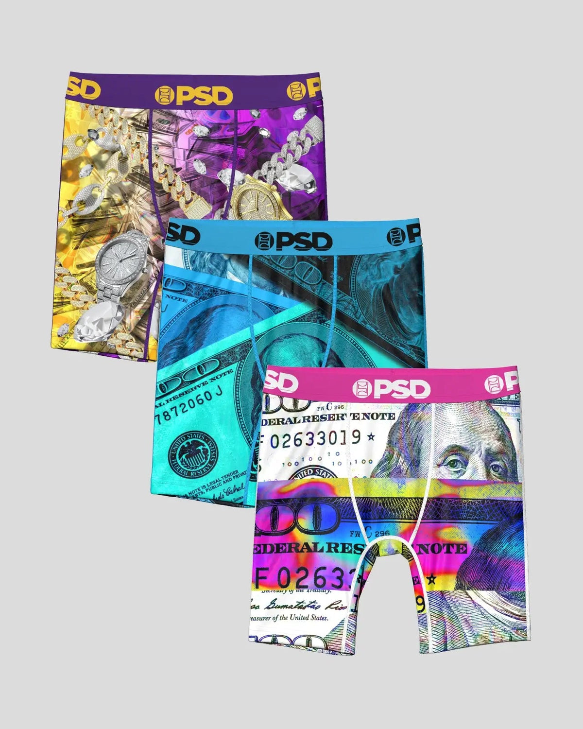 3 Pack - Money Riches - Youth Underwear