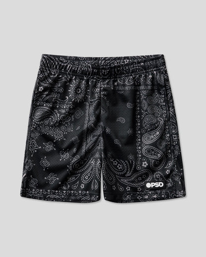 Khaki Paisley - Youth Active Short