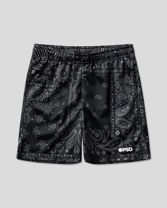 Khaki Paisley - Youth Active Short