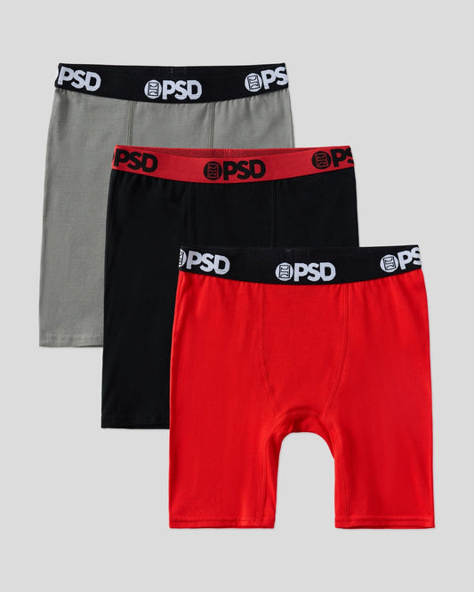 Solids 3 Pack - Heat - Youth Underwear - Cotton