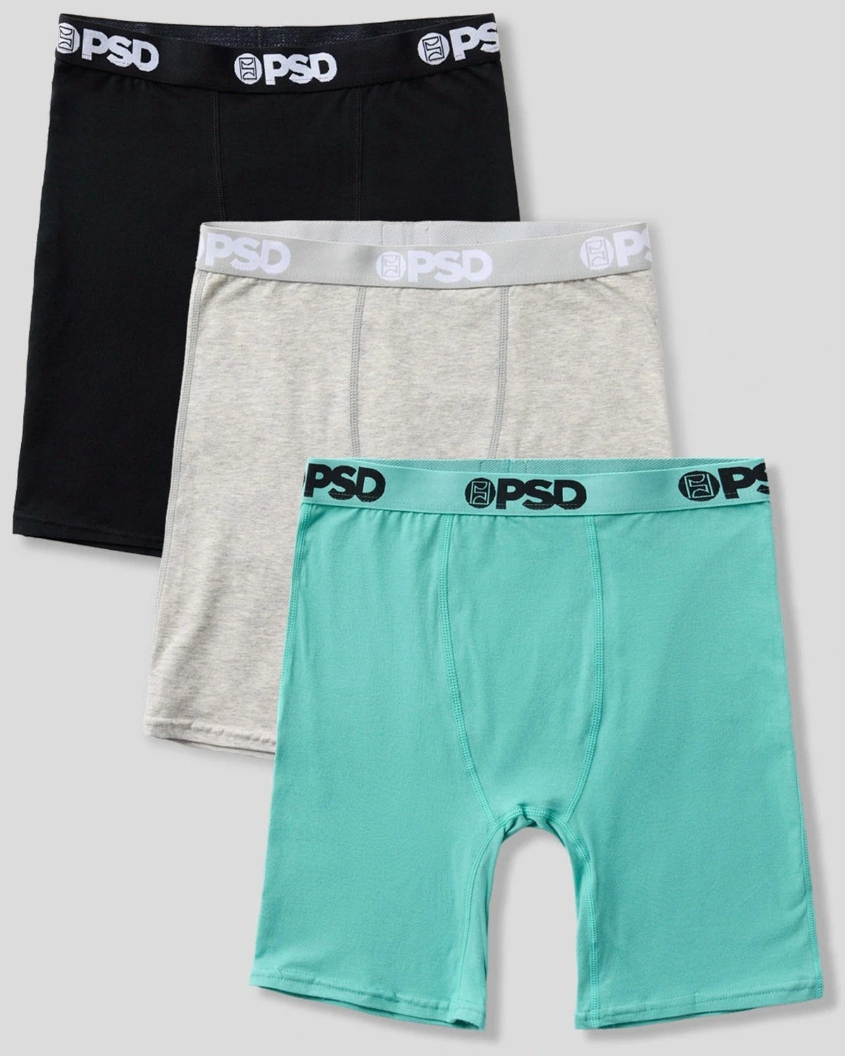 Solid 3 Pack - Sea - Youth Underwear - Cotton