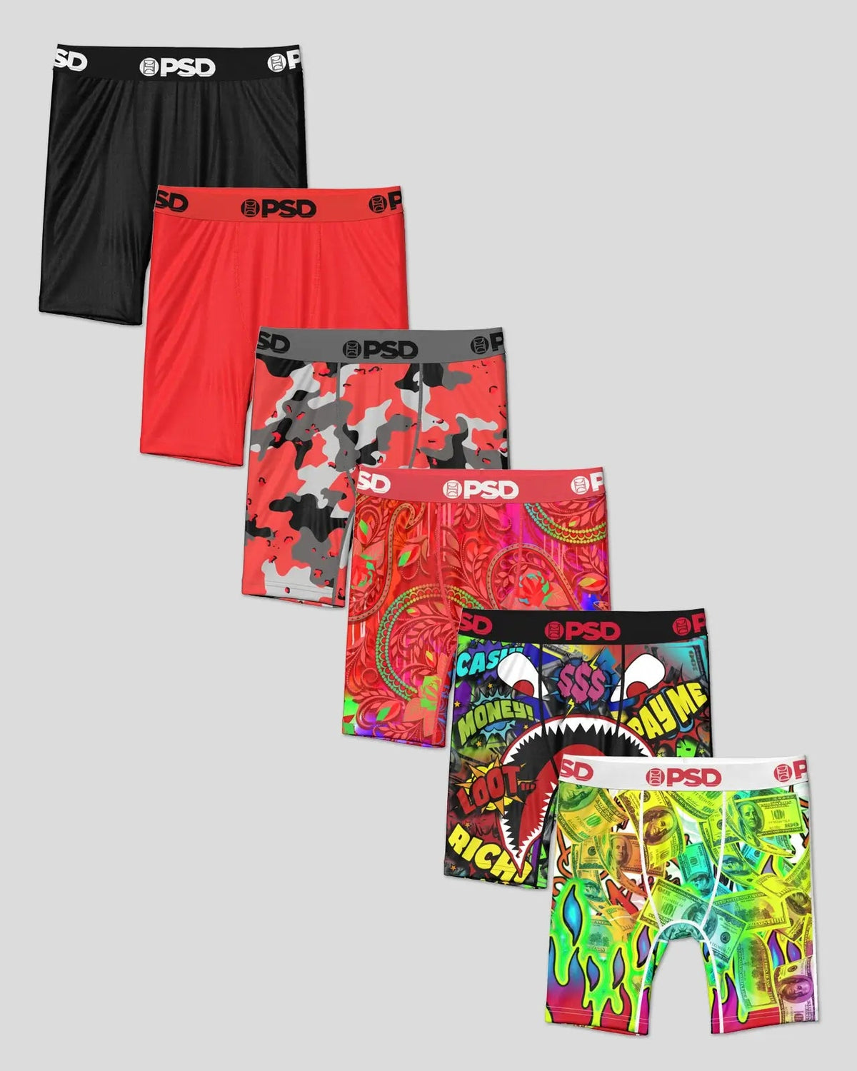6 Pack - Red Vault - Youth Underwear