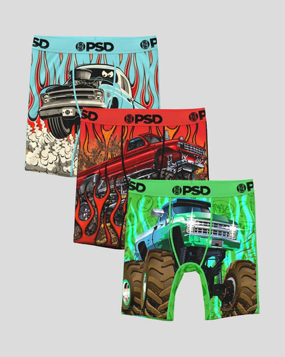 3 Pack - Big Wheels - Youth Underwear