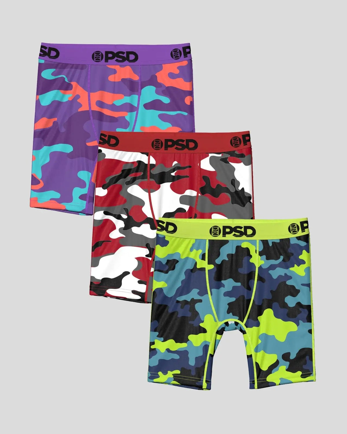 3 Pack - Camo Ops - Youth Underwear