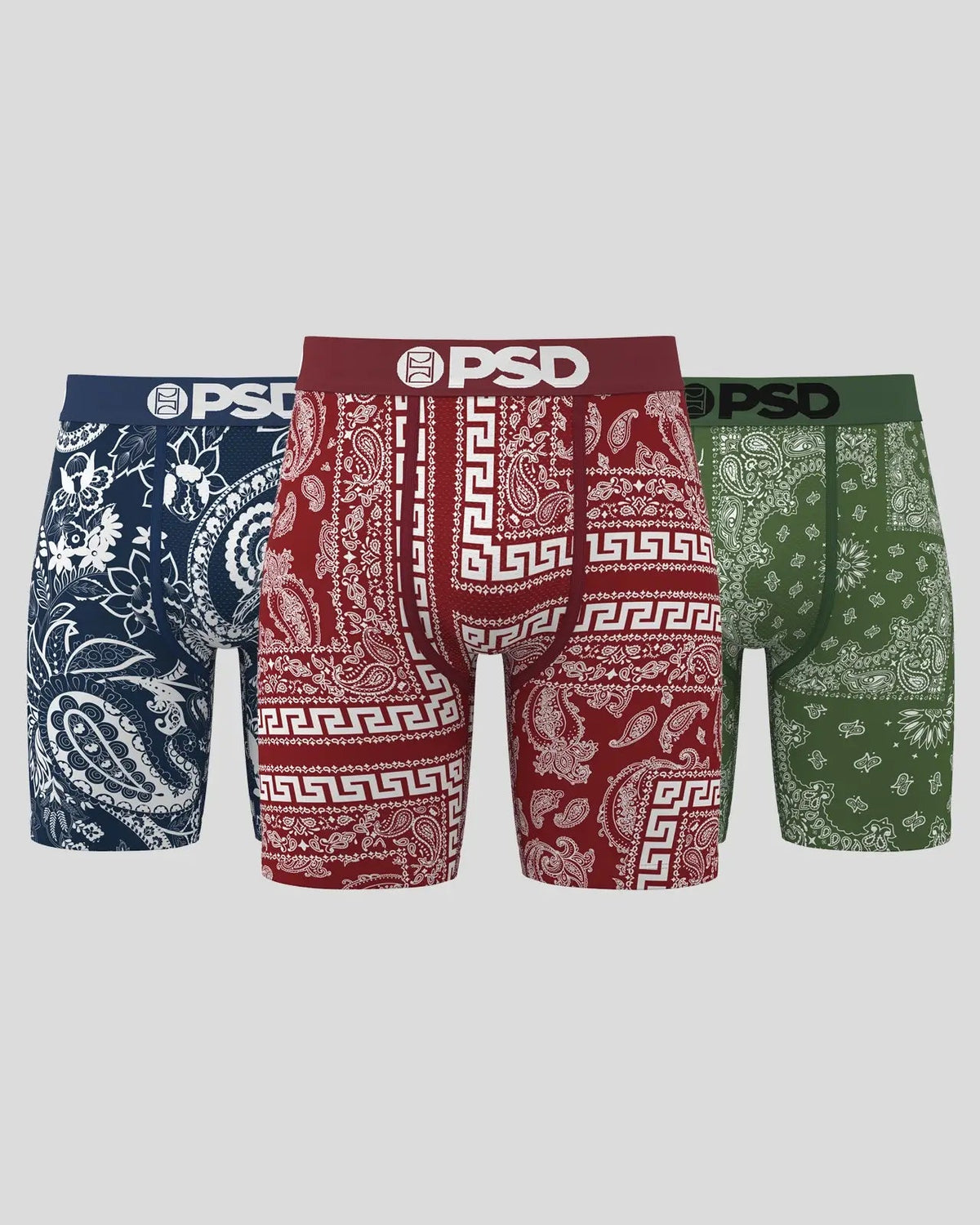 3 Pack - Dark Bandana - Standard Length