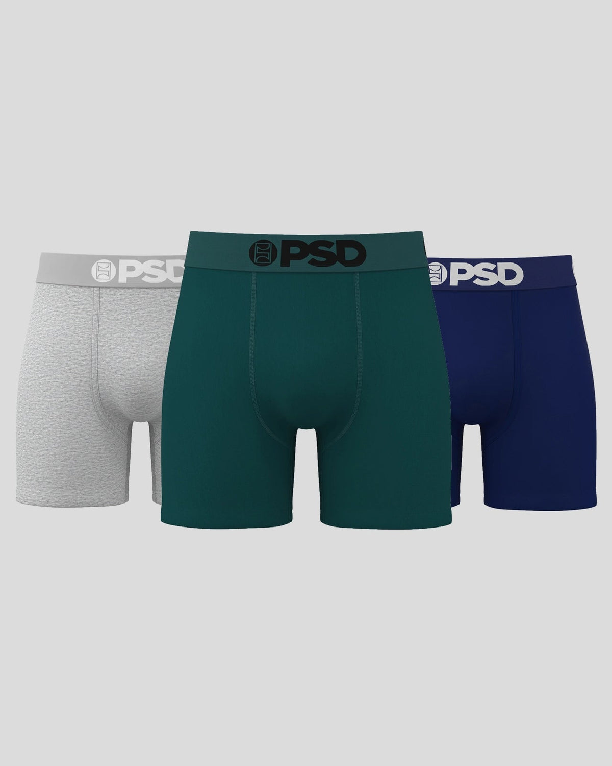 Solids 3 Pack - Faded - Mid Length - Cotton
