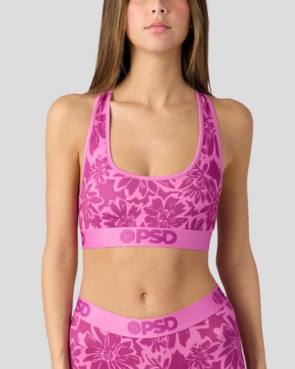 3 Pack - Floral Bliss - Sports Bra