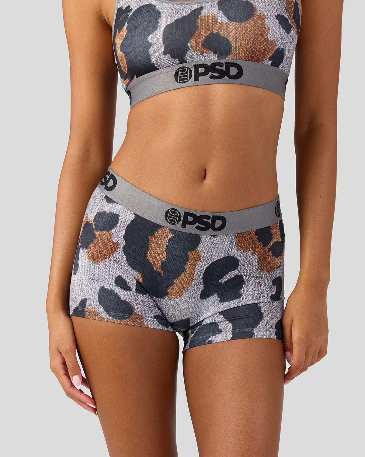 Denim Cheetah - Boy Short