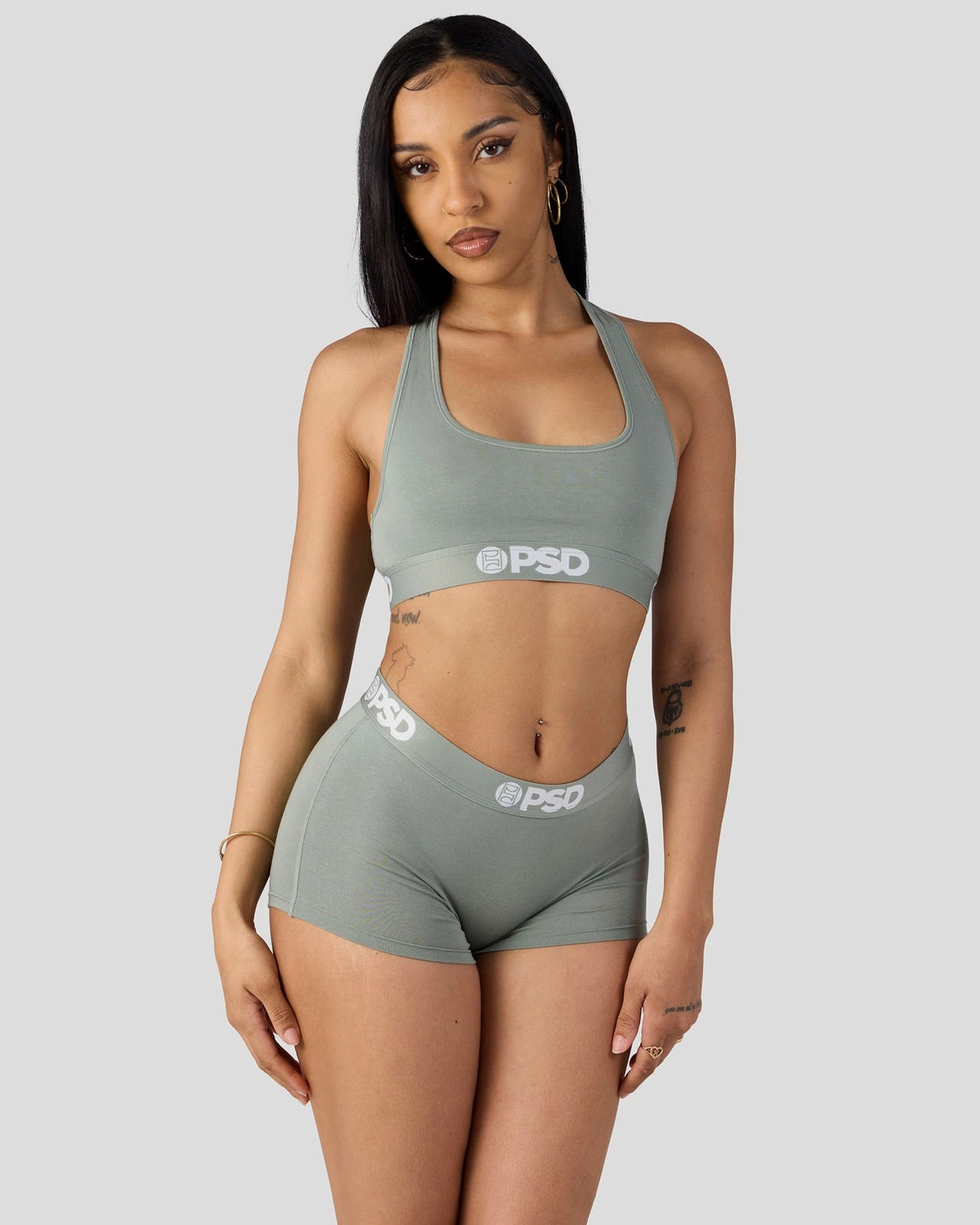 Modal Solids - Sage - Boy Short - Modal