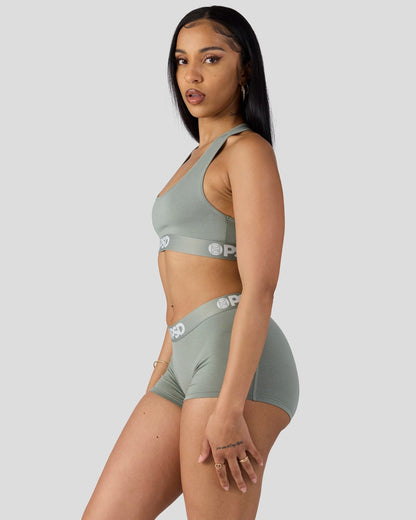 Modal Solids - Sage - Boy Short - Modal