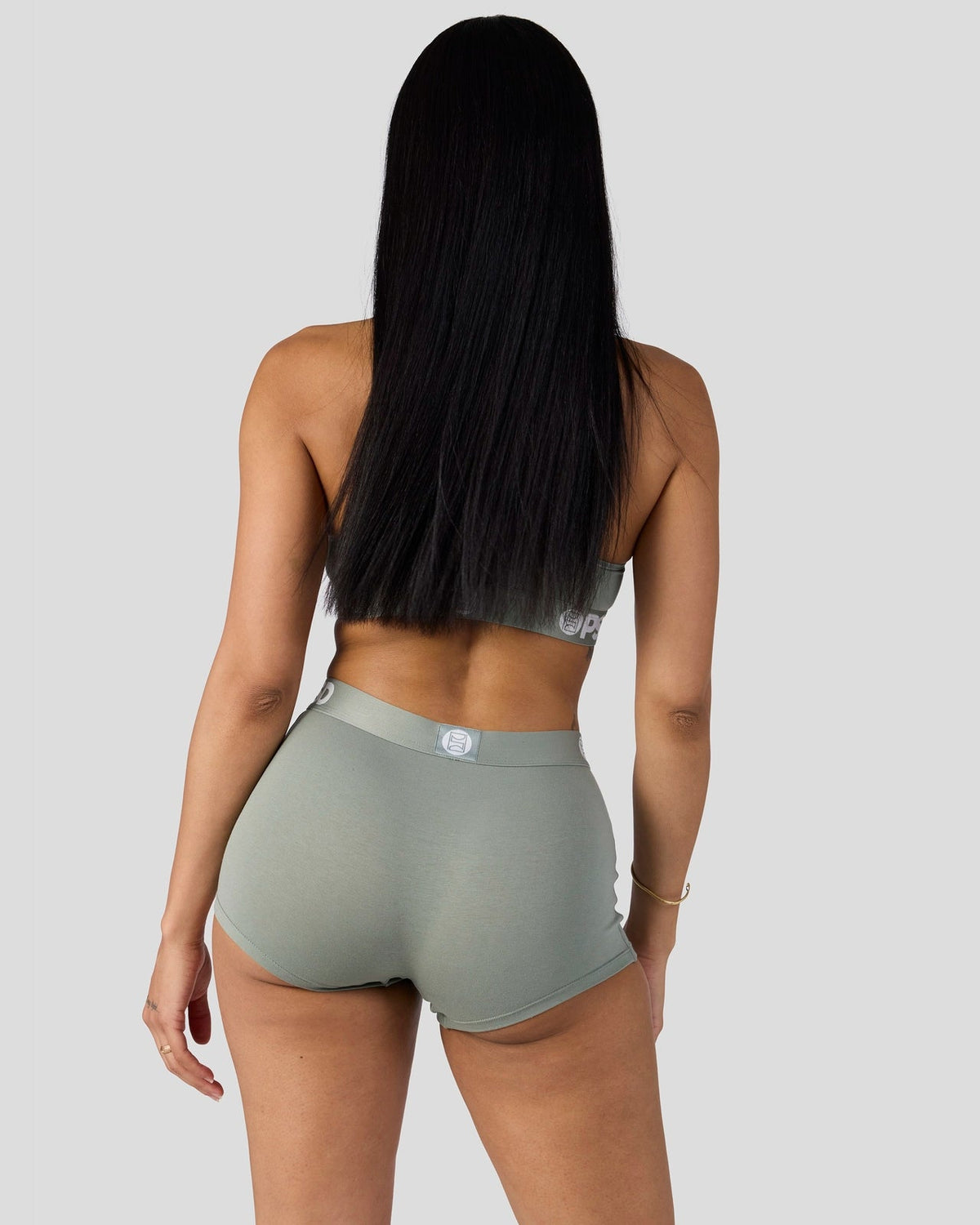 Modal Solids - Sage - Boy Short - Modal