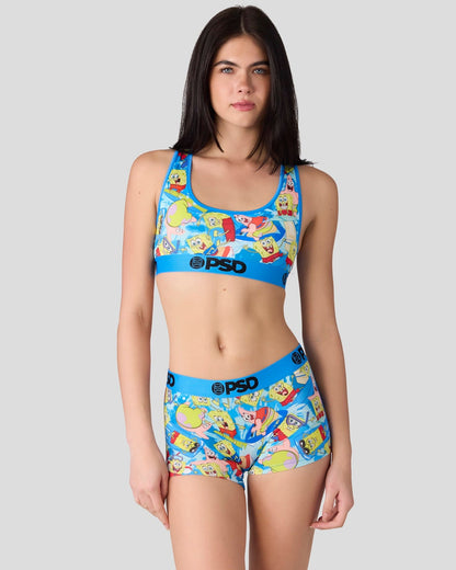SpongeBob SquarePants - Surfin' - Sports Bra