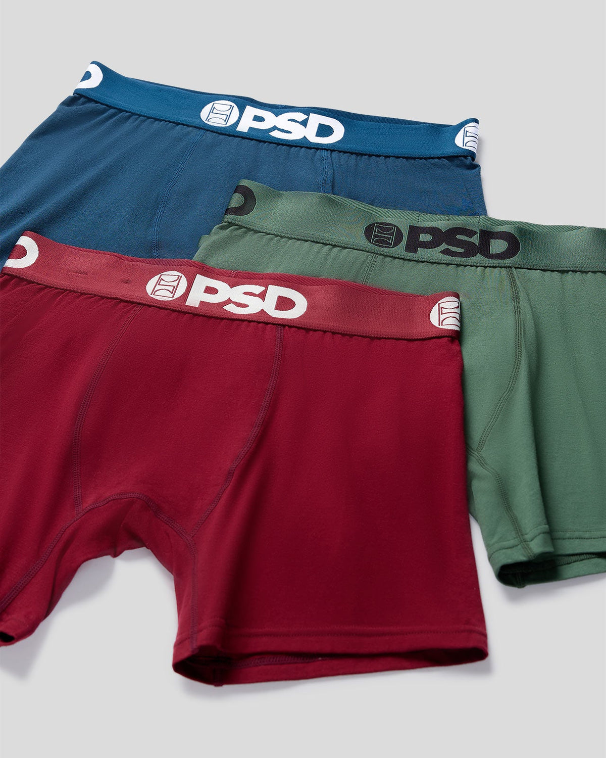 Solids 3 Pack - Dark Tones - Mid Length - Cotton