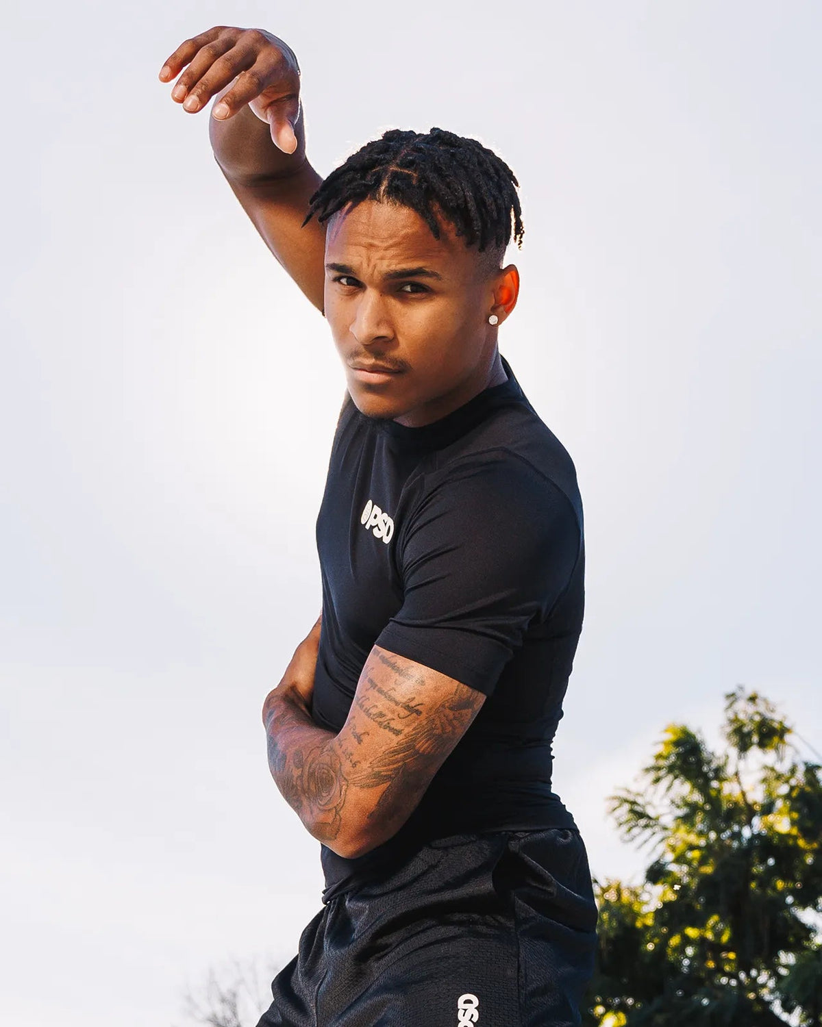 Compression Tee Short Sleeve - Black - Compression Tee