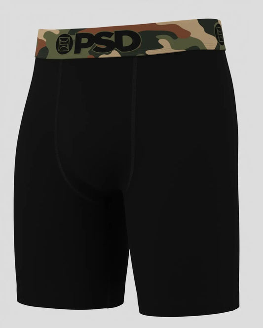 Solids - Army Black - Standard Length - Cotton