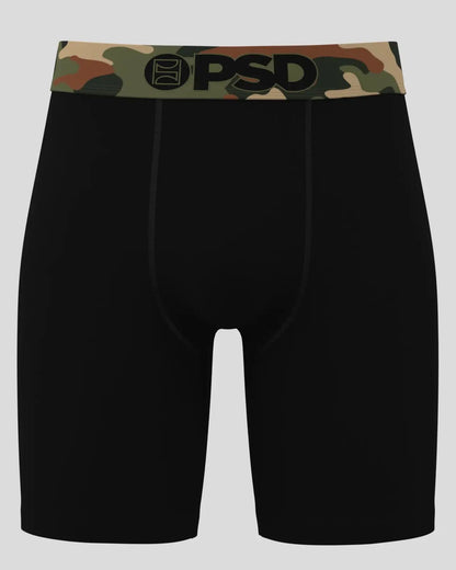 Solids - Army Black - Standard Length - Cotton