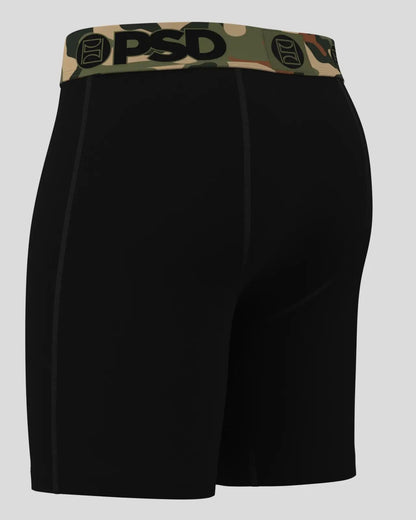 Solids - Army Black - Standard Length - Cotton