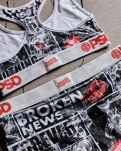 Broken Promises - Broken News - Sports Bra