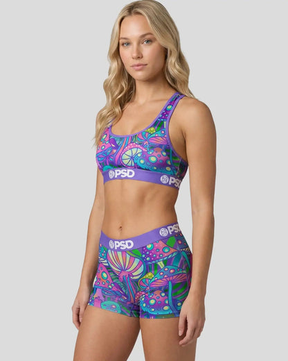 Shroom Spiral - Sports Bra