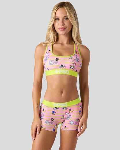 Looney Tunes - Stacked - Sports Bra