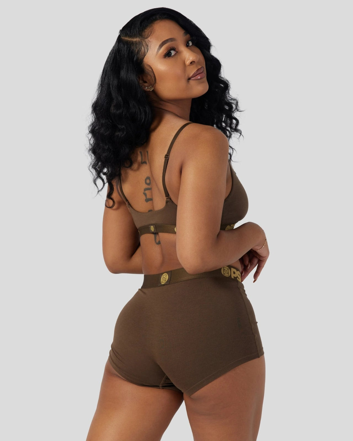 Modal Solids - Cocoa - Scoop Bralette - Modal