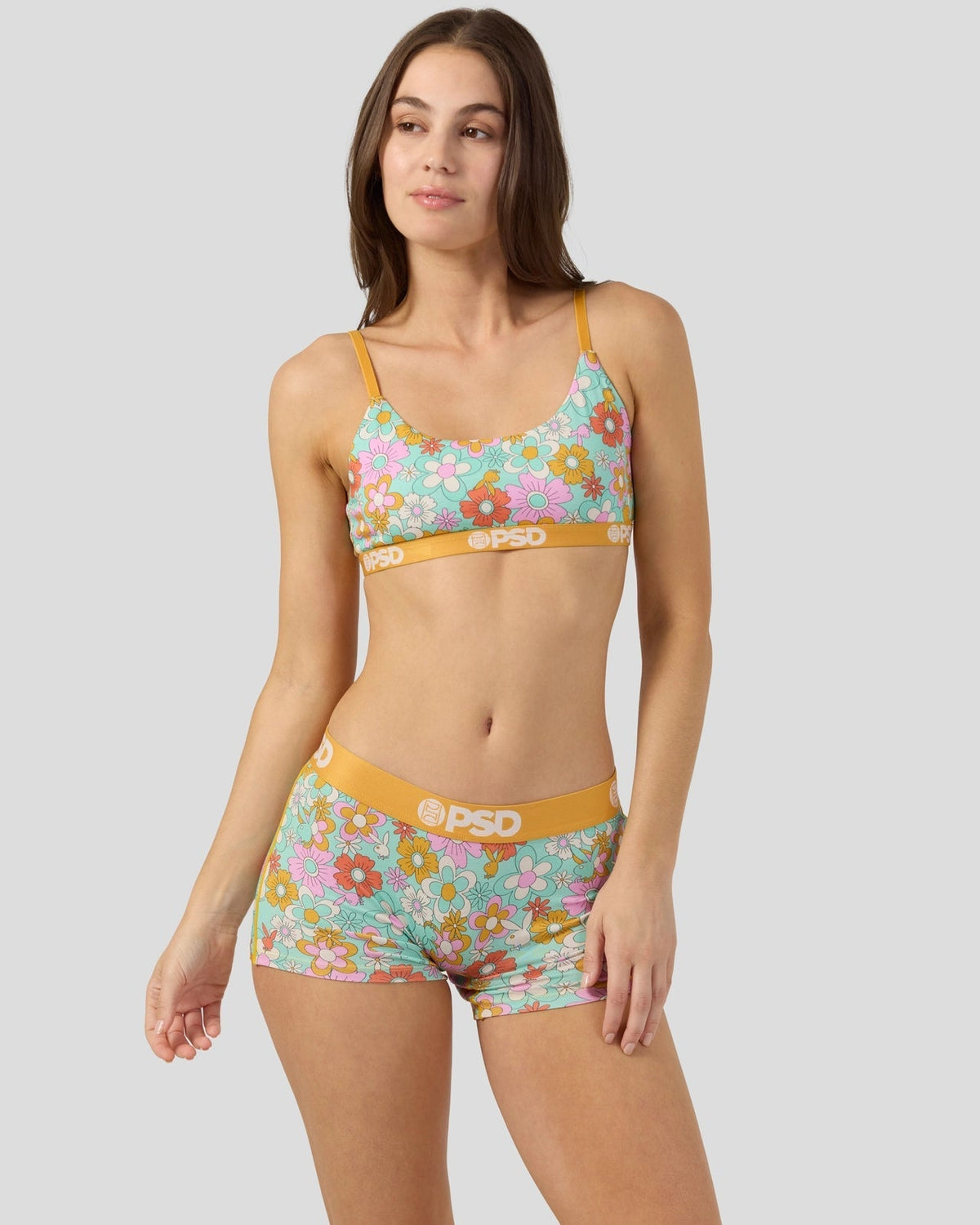 Modal - Playboy - Florid - Scoop Bralette - Modal