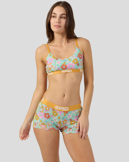 Modal - Playboy - Florid - Scoop Bralette - Modal