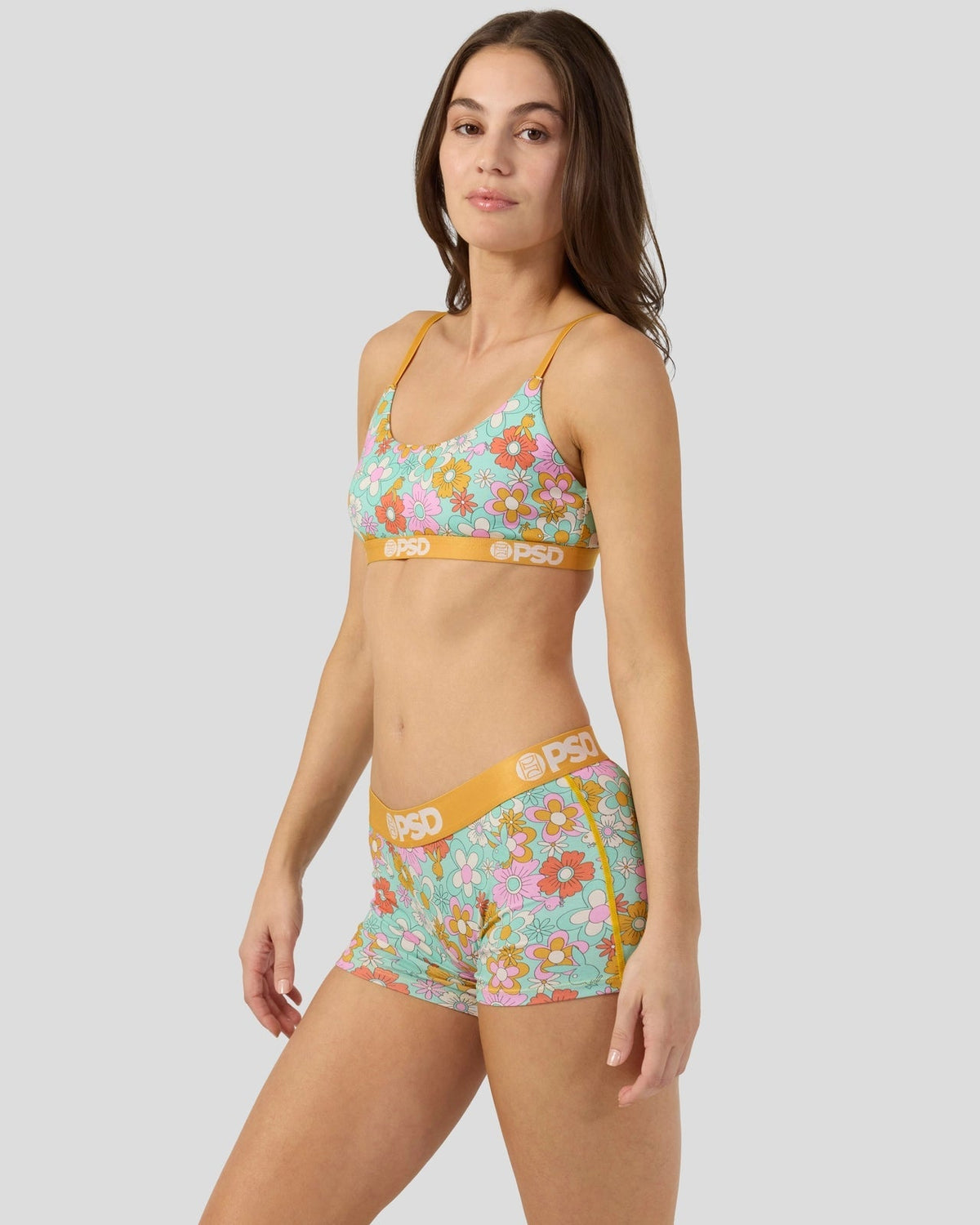 Modal - Playboy - Florid - Scoop Bralette - Modal