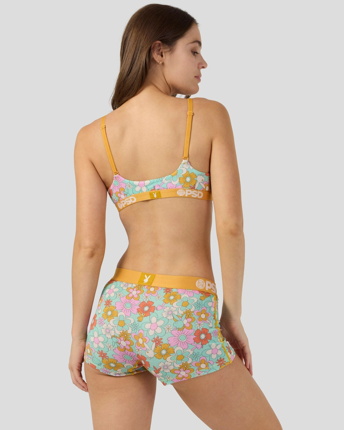 Modal - Playboy - Florid - Scoop Bralette - Modal