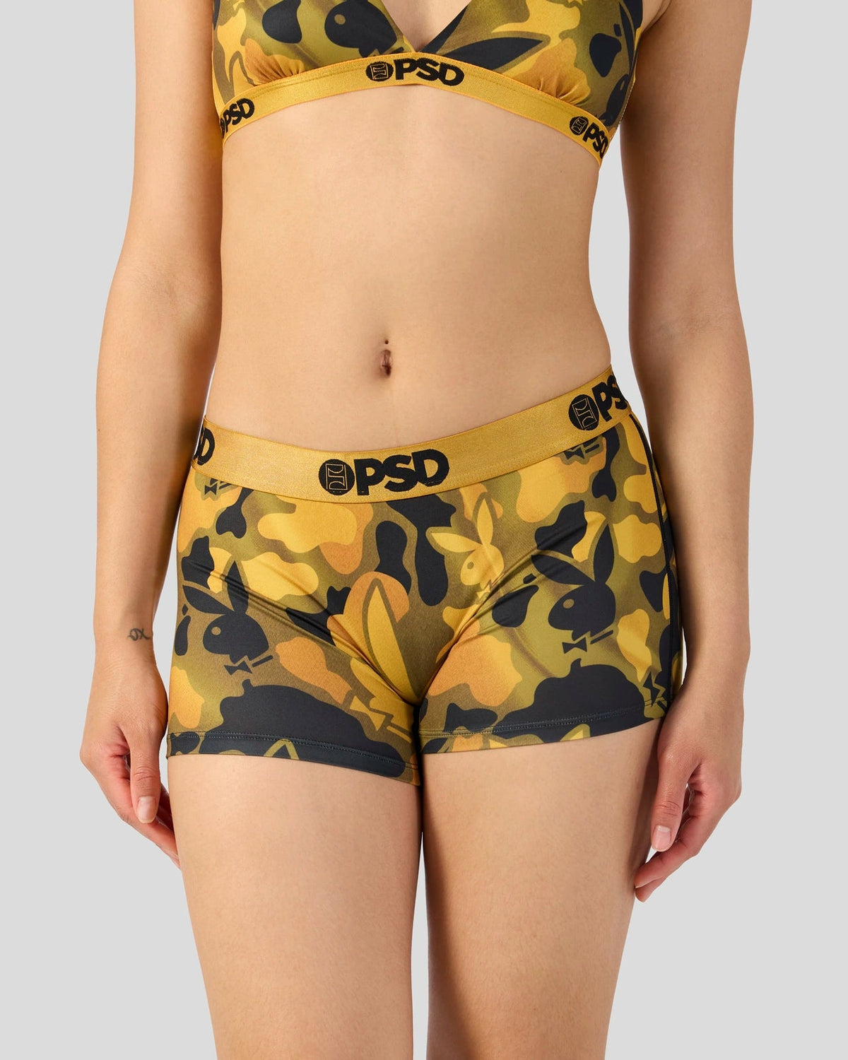 Playboy - Silk Gold - Boy Short