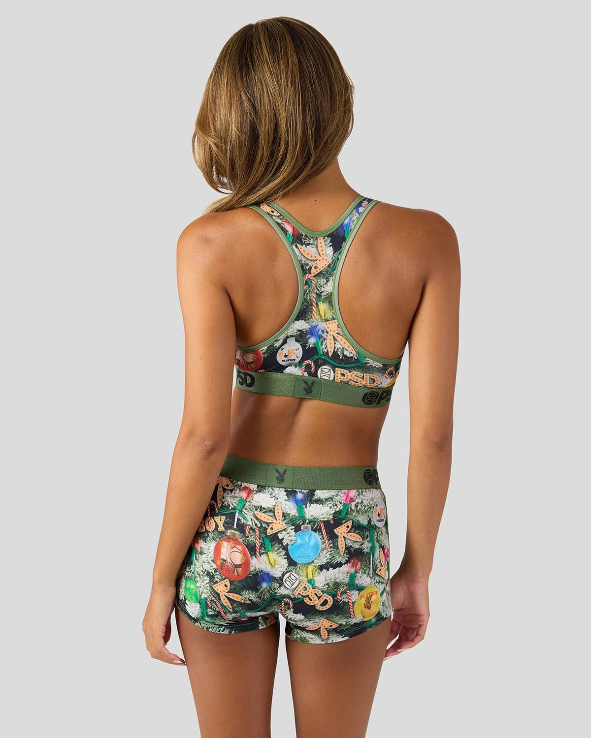 Playboy - Festive Tree - Sports Bra