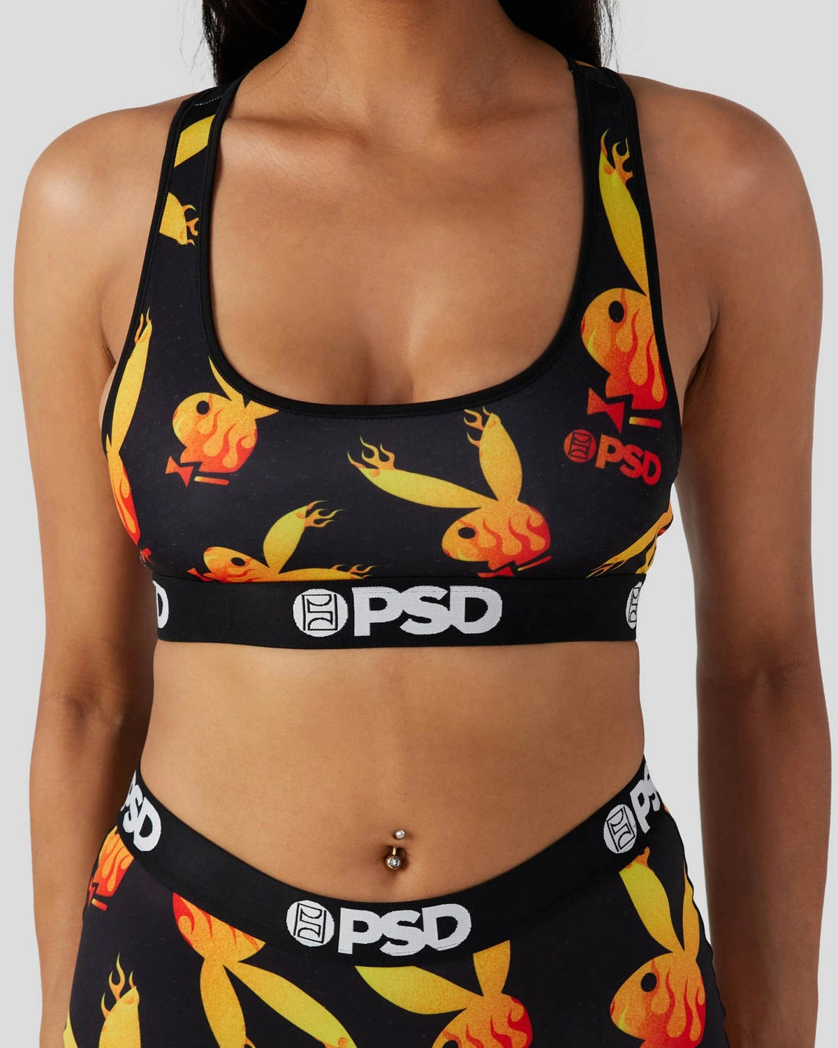 Playboy - Flames - Sports Bra