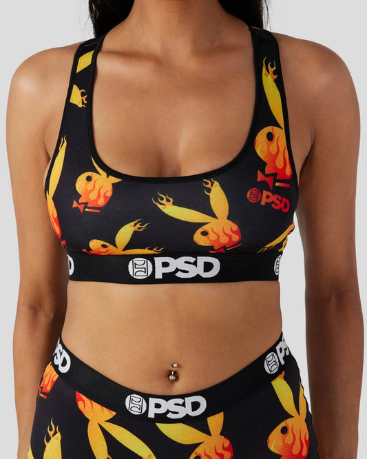 Playboy - Flames - Sports Bra