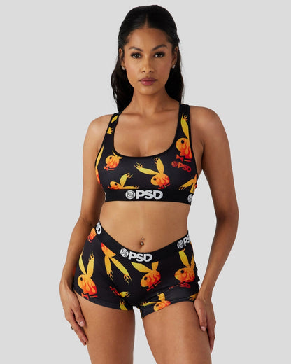 Playboy - Flames - Sports Bra