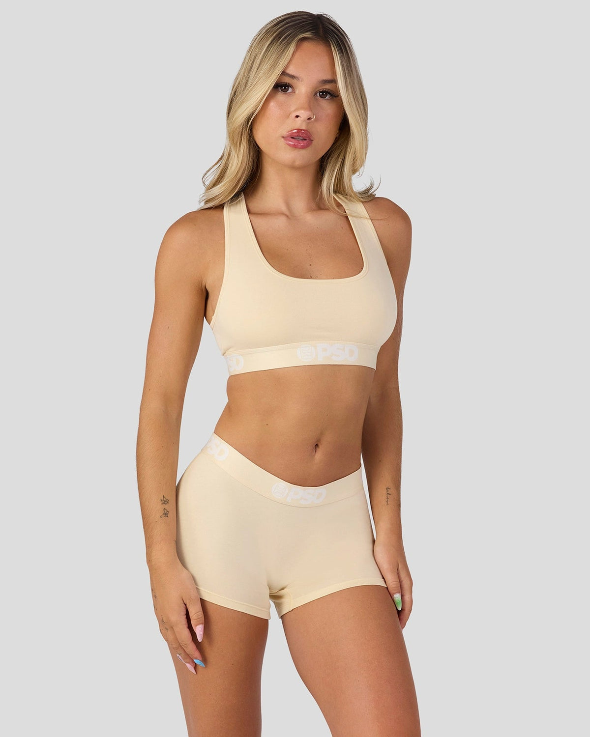 Modal Solids - Creme - Boy Short - Modal