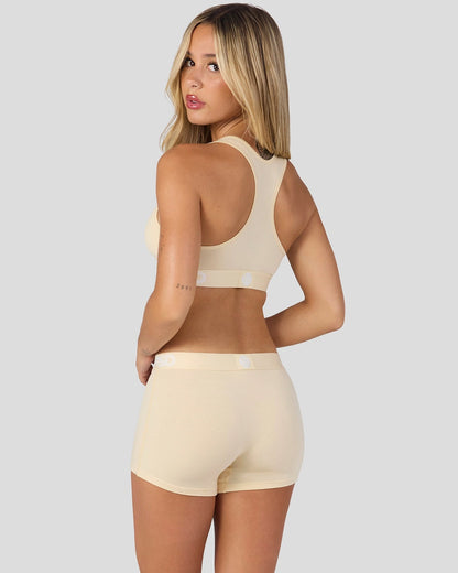 Modal Solids - Creme - Sports Bra - Modal