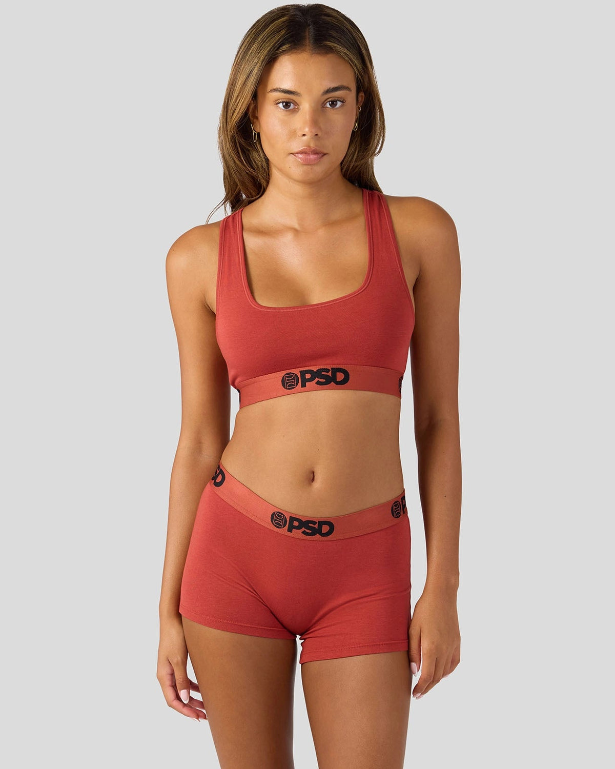 Modal Solids - Sienna - Boy Short - Modal