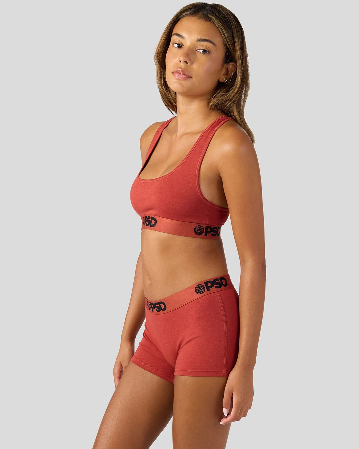 Modal Solids - Sienna - Boy Short - Modal
