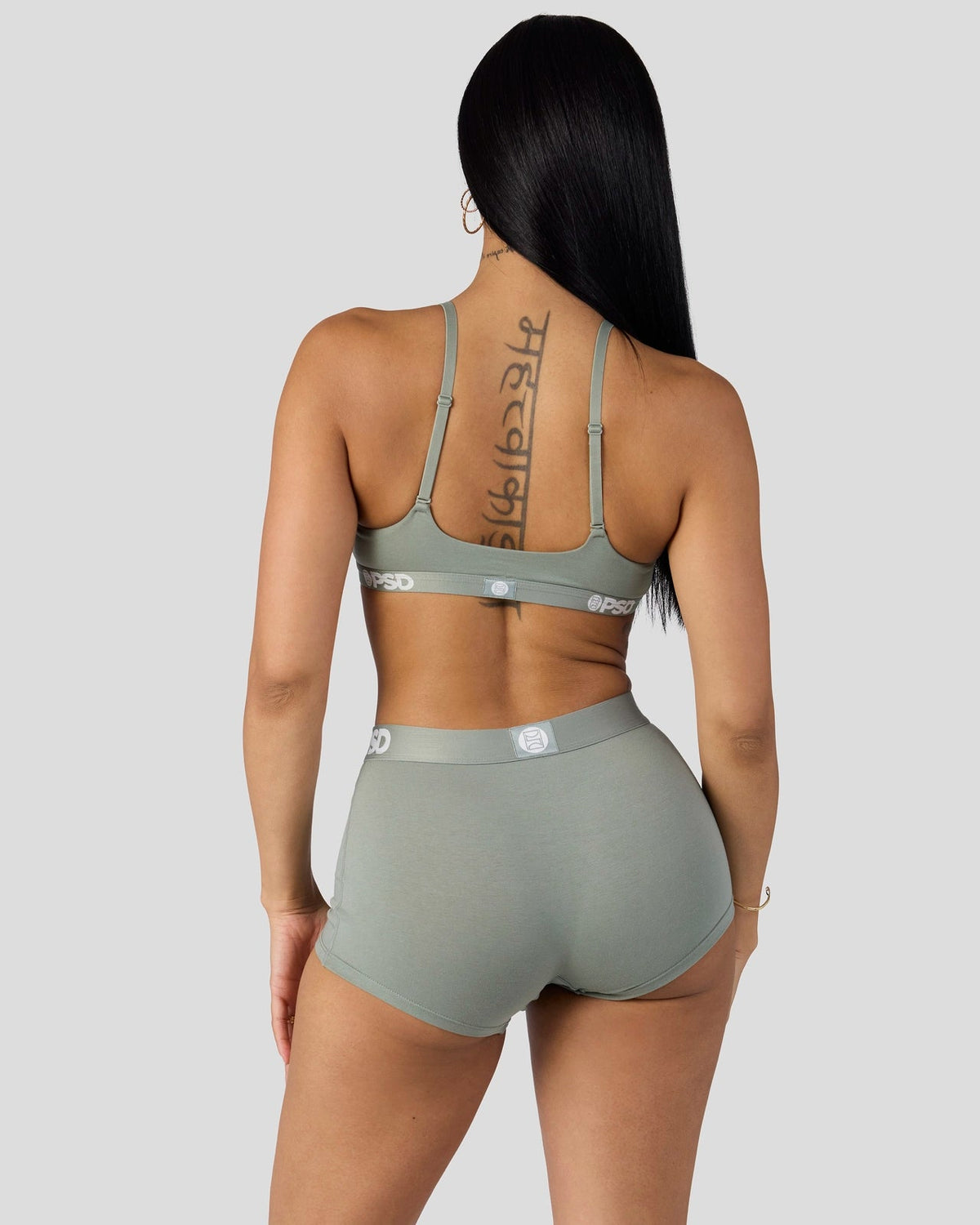 Modal Solids - Sage - Scoop Bralette - Modal